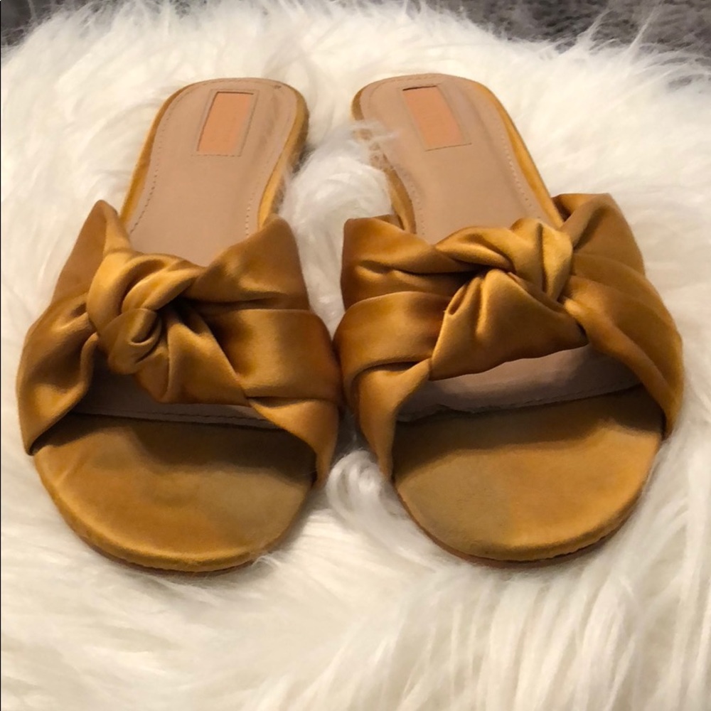 Satin Knotted Sandals